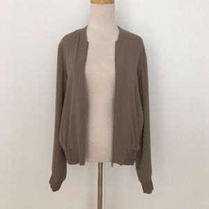 Bomber shacket jacket